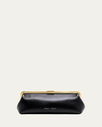 Proenza Schouler Armory Nappa Leather Clutch Bag In Black