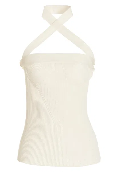 Proenza Schouler Asymmetric Shoulder Knit Top