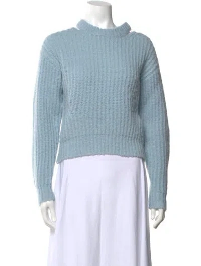 Pre-owned Proenza Schouler Asymmetrical Sweater In Blue