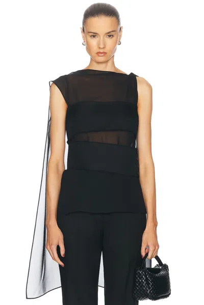 Proenza Schouler Aurora Top In Black