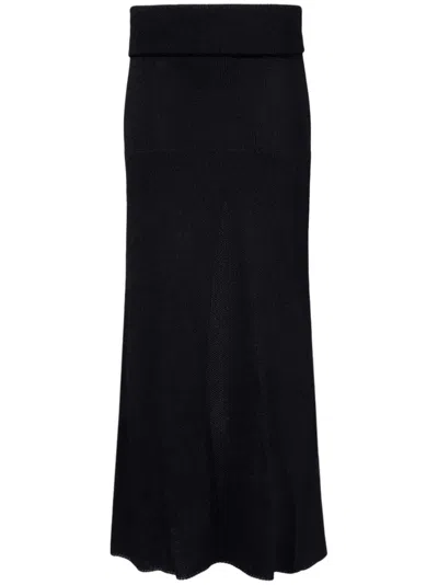 Proenza Schouler Avalon Midi Skirt In Black