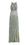Proenza Schouler Aveline Printed Maxi Dress In Multi