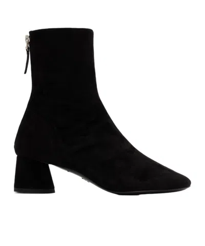 Proenza Schouler Back-zip Short Boots In Black