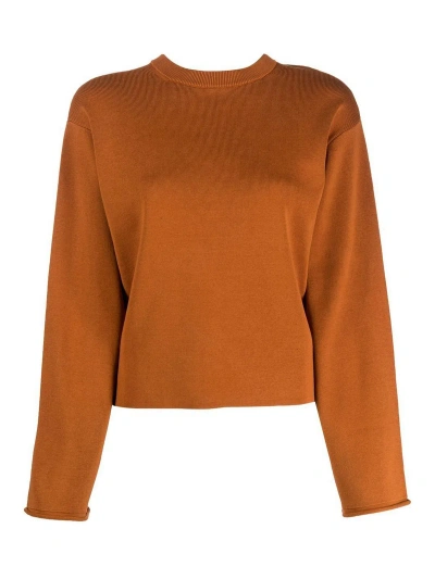 Proenza Schouler Backless Sweater In Orange