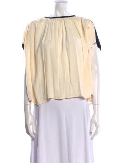 Pre-owned Proenza Schouler Bateau Neckline Sleeveless Blouse