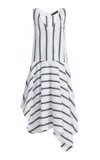 Proenza Schouler Beatriz Cotton-silk Midi Dress In Multi