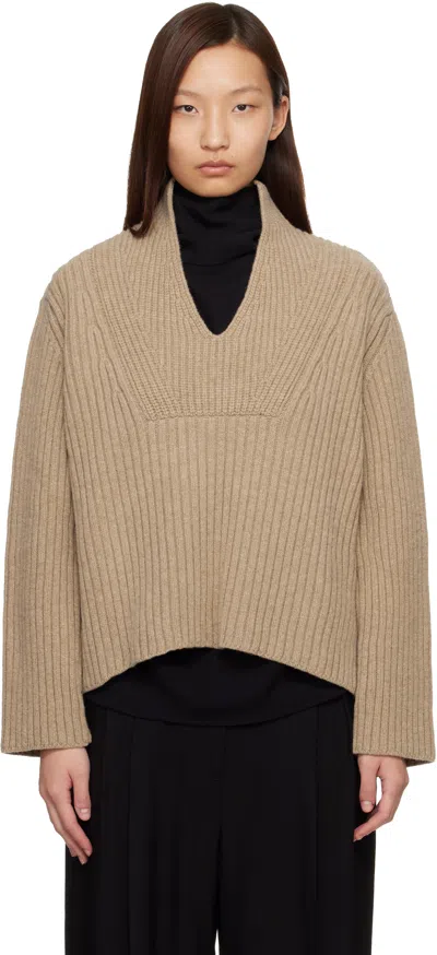 Proenza Schouler Beige  White Label Meron Sweater In Neutral