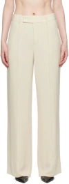 Proenza Schouler Beige Weyes Trousers In 272 Wheat