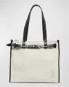 Proenza Schouler Belted Canvas Tote Bag In Natural