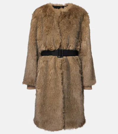 Proenza Schouler Belted Coat In Brown