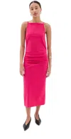 Proenza Schouler Priya Draped Bi-stretch Cotton Nylon Dress