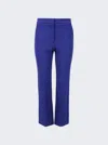 Proenza Schouler Bi-stretch Crepe Pants Dark Indigo In Blue