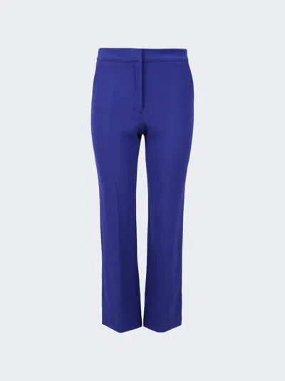 PROENZA SCHOULER BI-STRETCH CREPE PANTS DARK INDIGO