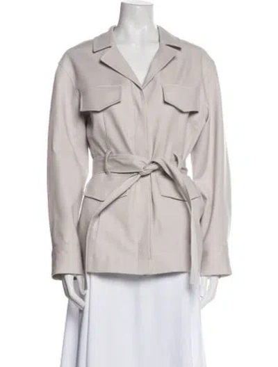 Pre-owned Proenza Schouler Biker Jacket In Neutral