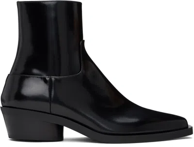 Proenza Schouler Black Bronco Ankle Boots In 20070 Black