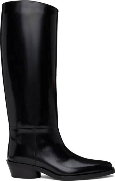 Proenza Schouler Black Bronco Tall Boots In 20070 Black