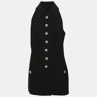 Pre-owned Proenza Schouler Black Gabardine Slim Fit Vest M