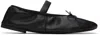 Proenza Schouler Black Glove Mary Jane Ballerina Flats In 18310-001-black