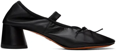 Proenza Schouler Black Glove Mary Jane Heels In 18310 Black