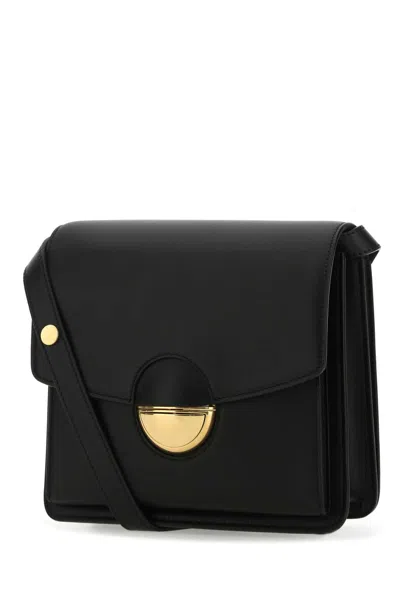 Proenza Schouler Black Leather Dia Shoulder Bag In 001
