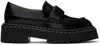 Proenza Schouler Black Lug Sole Loafers In 20070 Black