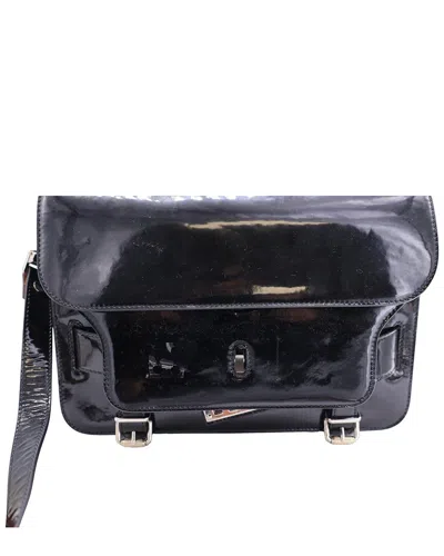 PROENZA SCHOULER PROENZA SCHOULER BLACK PATENT LEATHER PS11 CLASSIC SHOULDER BAG (AUTHENTIC  PRE-LOVED)