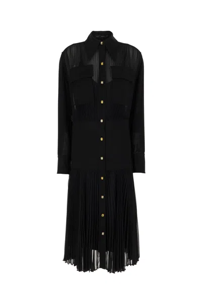 Proenza Schouler Black Polyester Shirt Dress In 001