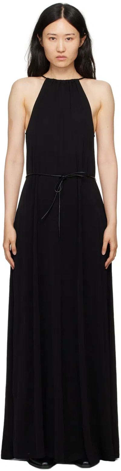 Proenza Schouler Black  White Label Lenny Maxi Dress In 001 Black