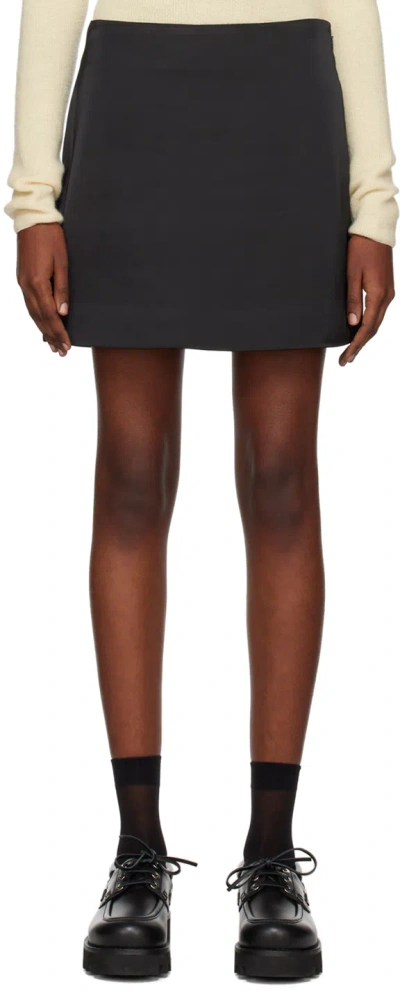 Proenza Schouler Black  White Label Miniskirt