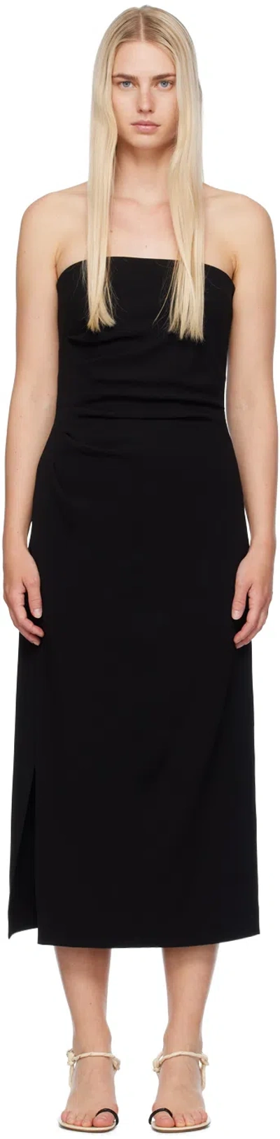 Proenza Schouler Shira Strapless Matte Dress In Black