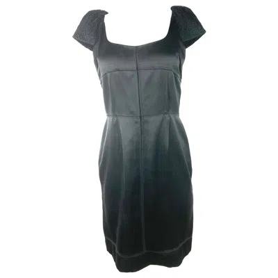 Pre-owned Proenza Schouler Black Silk Mini Dress, Size Small