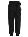 Proenza Schouler Nylon And Silk Taffeta Trousers In Black