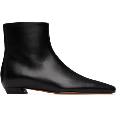 Proenza Schouler Black Trap Flat Ankle Boots