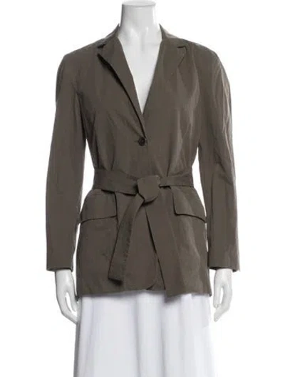 Pre-owned Proenza Schouler Blazer In Green