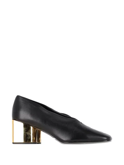 Pre-owned Proenza Schouler Block-heel Pumps In Black