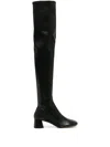 Proenza Schouler Block-heel Thigh Boots In Black