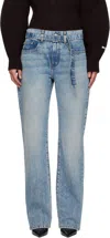 Proenza Schouler Blue Ellsworth Jeans In Classic Wash
