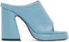 Proenza Schouler Forma Platform Sandals In 720 Sky Blue