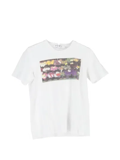 Pre-owned Proenza Schouler Bodega Round-neck T-shirt In White