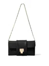 Proenza Schouler Flip Shoulder Chain Clutch In Black