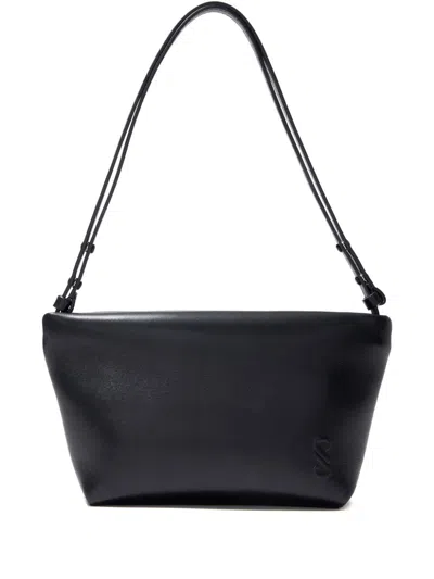Proenza Schouler Bond Leather Shoulder Bag In Black