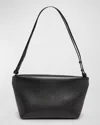 Proenza Schouler Bond Zip Napa Leather Shoulder Bag In Black