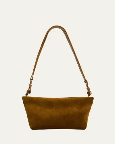 Proenza Schouler Bond Zip Suede Shoulder Bag