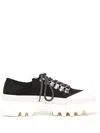 Proenza Schouler Black Sports Shoes With Thick Soles And Low Uppers In 999 Black