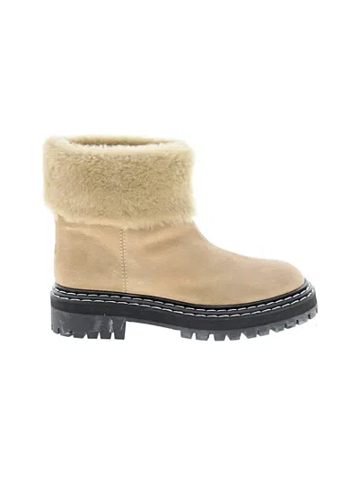 Pre-owned Proenza Schouler Boots In Tan