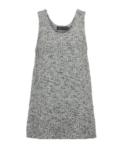 Proenza Schouler Ribbed Bouclé-knit Tank In Black