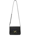 Proenza Schouler Buckle Box Leather Crossbody Bag In Black