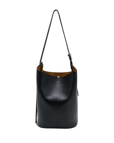 Proenza Schouler Brant Bucket Bag In Smooth Leather In Black