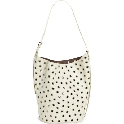 Proenza Schouler Brant Grommet Leather Bucket Bag In Pattern