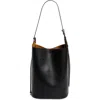 Proenza Schouler Brant Bucket Bag In Smooth Leather In Black